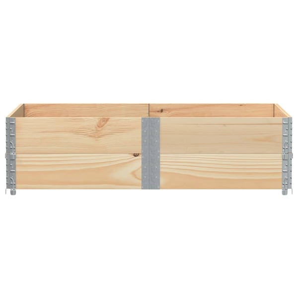 vidaXL Pallekarmer 2 stk 150x100 cm heltre furu