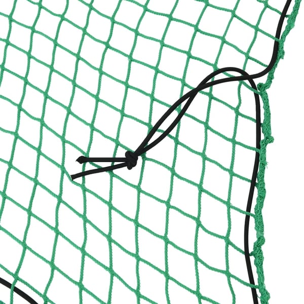 vidaXL Tilhengernett med elastisk tau grønn 3x2,5 m PP