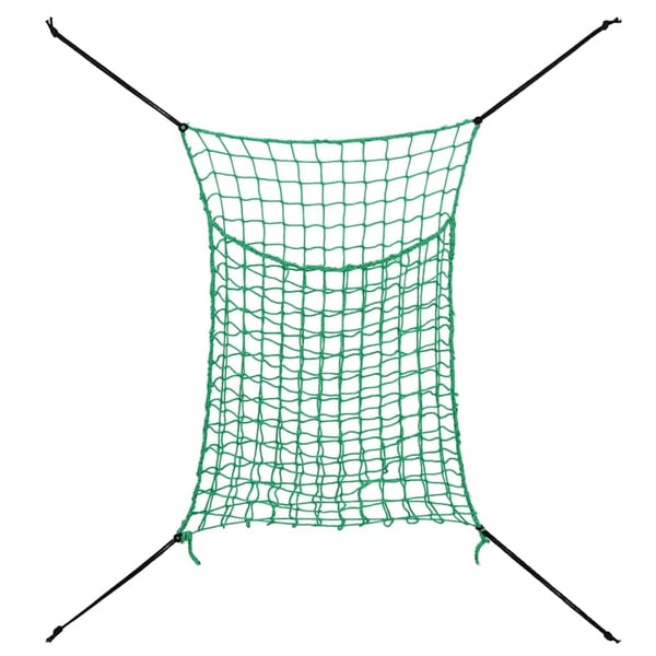 vidaXL hønet 2 stk. 200x120 cm PP rektangulær grøn