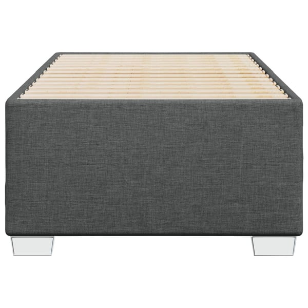vidaXL Sengeramme uden madras Mørkegrå 80x200 cm Stof
