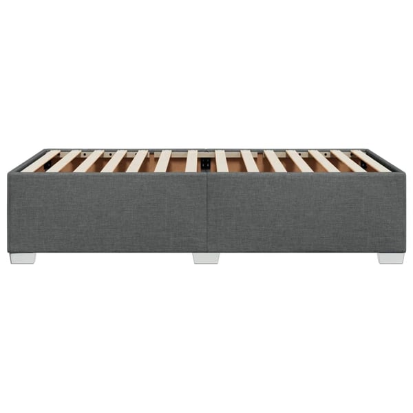 vidaXL Sengeramme uden madras Mørkegrå 80x200 cm Stof