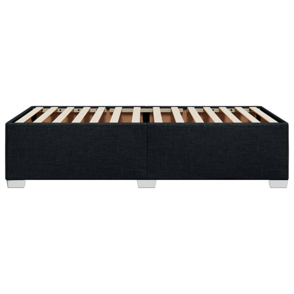 vidaXL sengeramme 100x200 cm stof sort