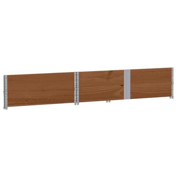 vidaXL Plantekasse brun 150x100 cm heltre furu