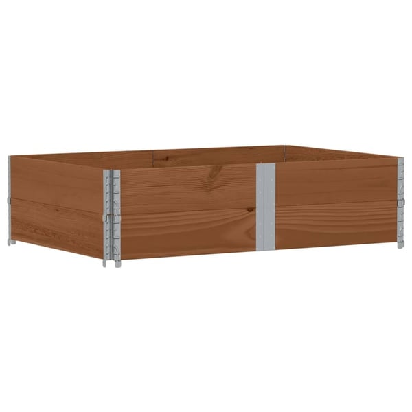 vidaXL Plantekasse brun 150x100 cm heltre furu