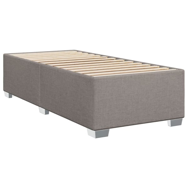 vidaXL sengeramme 80x200 cm stof gråbrun