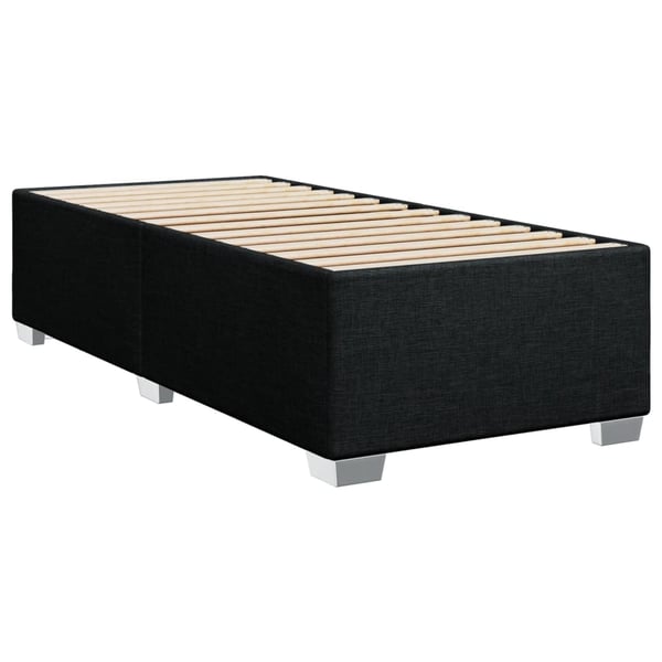 vidaXL sengeramme 90x200 cm stof sort