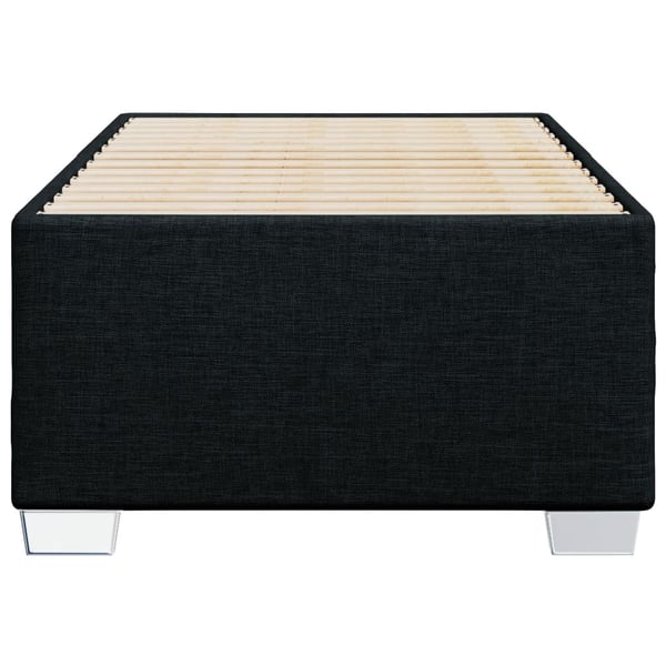 vidaXL sengeramme uden madras 90x200 cm stof sort