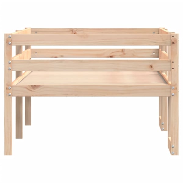 vidaXL Sengeramme for barn 80x200 cm heltre furu