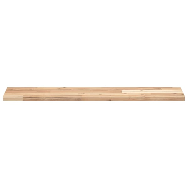 vidaXL Flytende hylle 100x20x2 cm ubehandlet heltre akasie