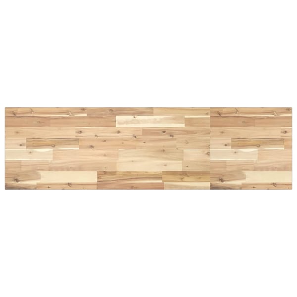 vidaXL seinähyllyt 4 kpl 160x40x2 cm käsittelemätöntä massiivista akaasiapuuta