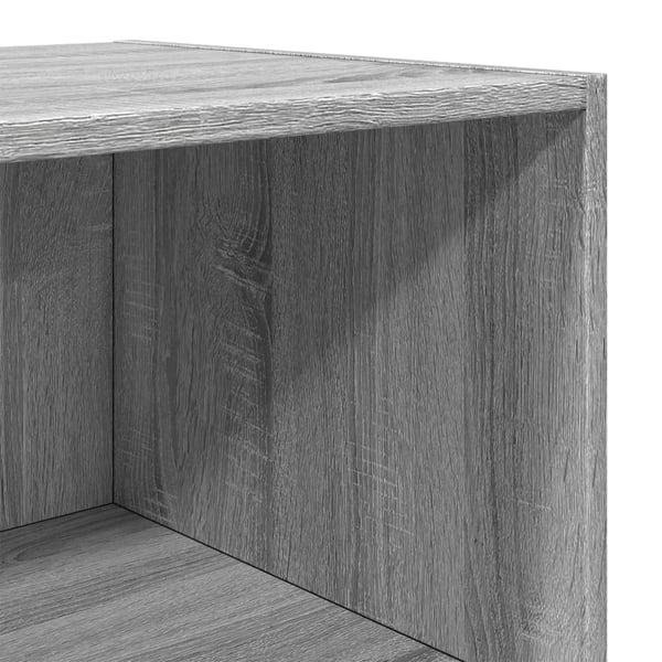 vidaXL Highboard grå sonoma 50x41x185 cm konstruert tre