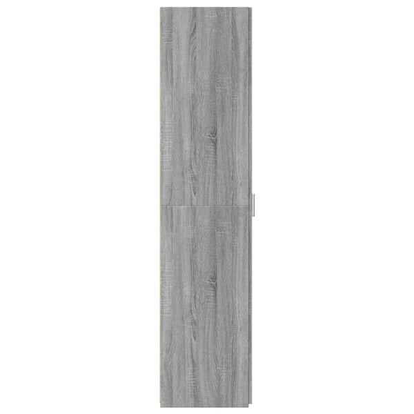 vidaXL Kaappi harmaa Sonoma 40x42,5x185 cm tekninen puu