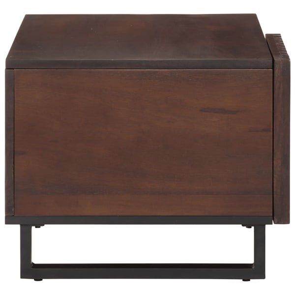 vidaXL sofabord 80x51x40 cm massivt mangotræ brun
