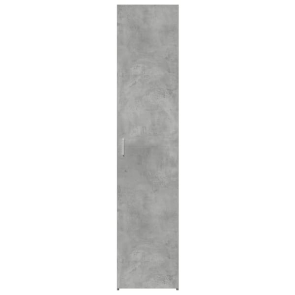 vidaXL Hylle betonggrå 40x42,5x185 cm konstruert tre