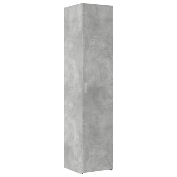 vidaXL Hylle betonggrå 40x42,5x185 cm konstruert tre
