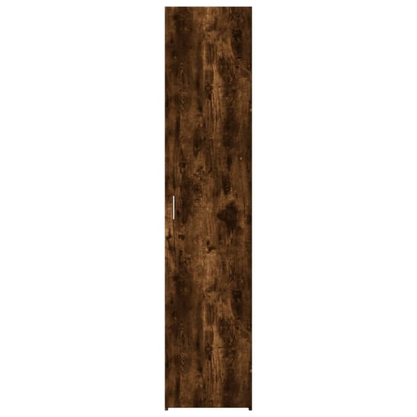 vidaXL Hylle røkt eik 40x42,5x185 cm konstruert tre