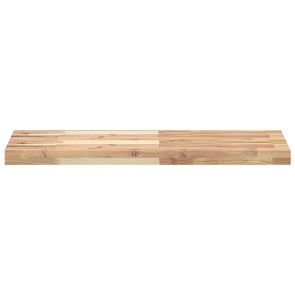 vidaXL Flytende hylle 100x30x4 cm ubehandlet heltre akasie