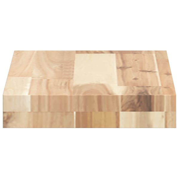 vidaXL Flytende hyller 3 stk 60x20x4 cm ubehandlet heltre akasie