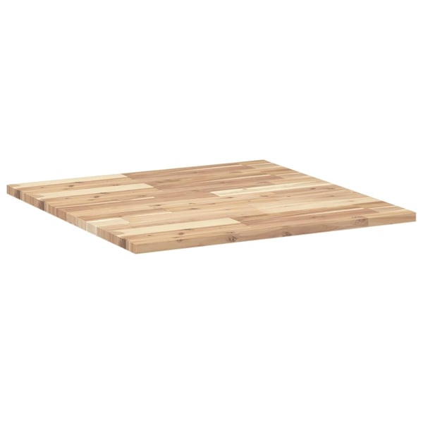 vidaXL Bordplate firkantet 70x70x2 cm heltre akasie