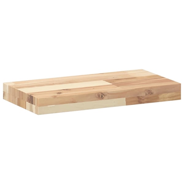 vidaXL Flytende hylle 40x20x4 cm ubehandlet heltre akasie