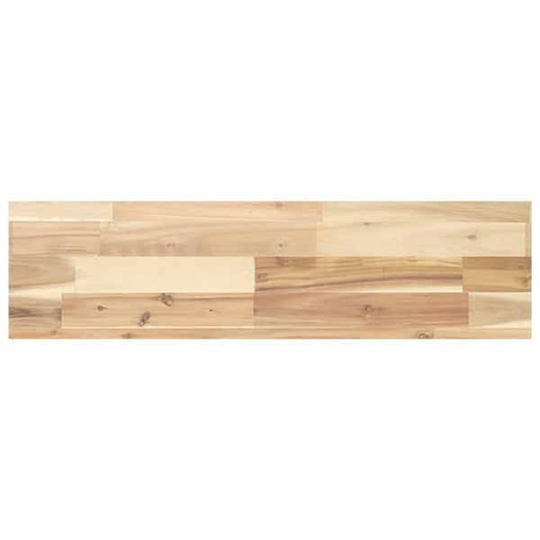 vidaXL Flytende hyller 3 stk 100x20x4 cm ubehandlet heltre akasie