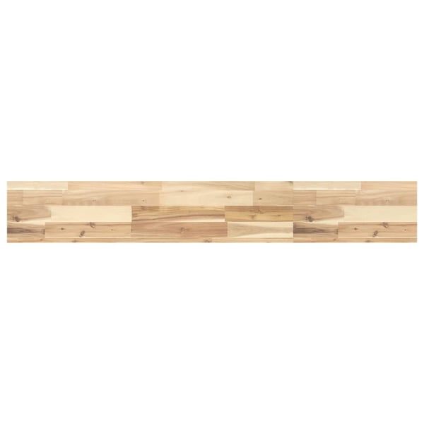vidaXL Flytende hyller 3 stk 120x20x4 cm ubehandlet heltre akasie