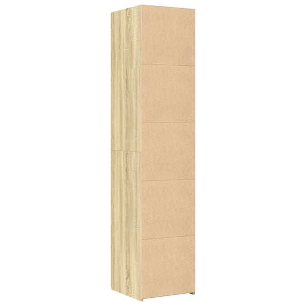 vidaXL Hylle sonoma eik 40x42,5x185 cm konstruert tre