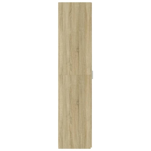 vidaXL Hylle sonoma eik 40x42,5x185 cm konstruert tre