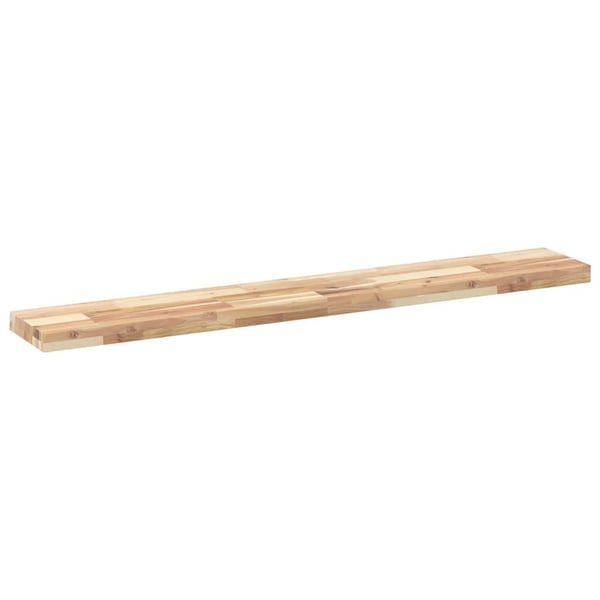 vidaXL Flytende hyller 3 stk 140x20x4 cm ubehandlet heltre akasie