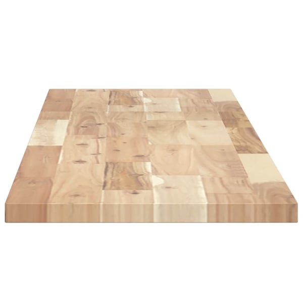 vidaXL Svävande hyllor 2 st 140x30x2 cm obehandlat massivt akaciaträ