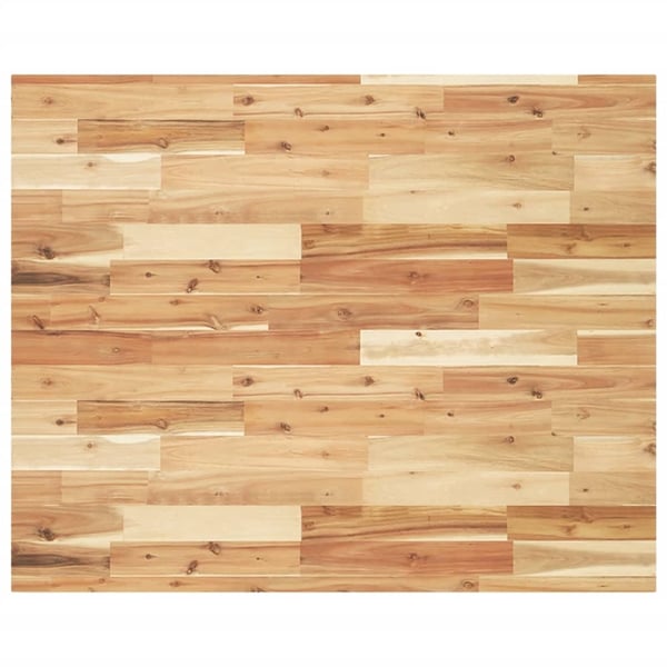 vidaXL Bordplate rektangulær 100x80x4 cm heltre akasie