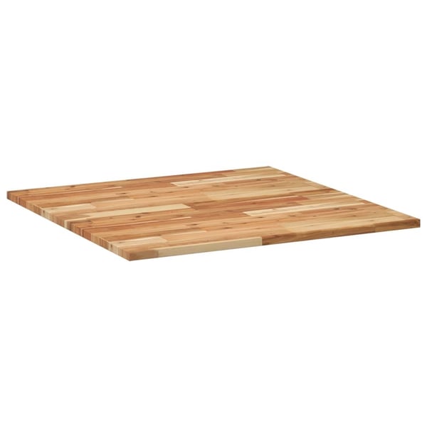 vidaXL Bordplate firkantet 80x80x2 cm heltre akasie