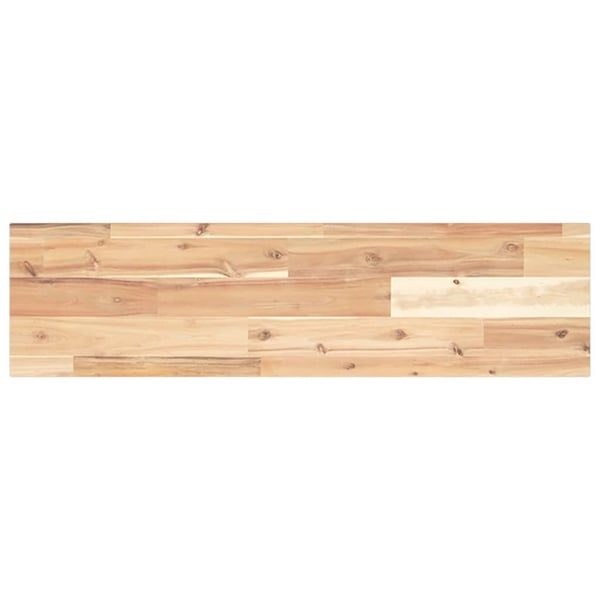 vidaXL Flytende hyller 4 stk 80x20x2 cm ubehandlet heltre akasie