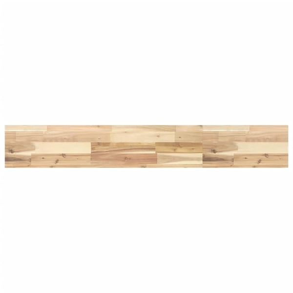 vidaXL Flytende hylle 140x20x4 cm ubehandlet heltre akasie