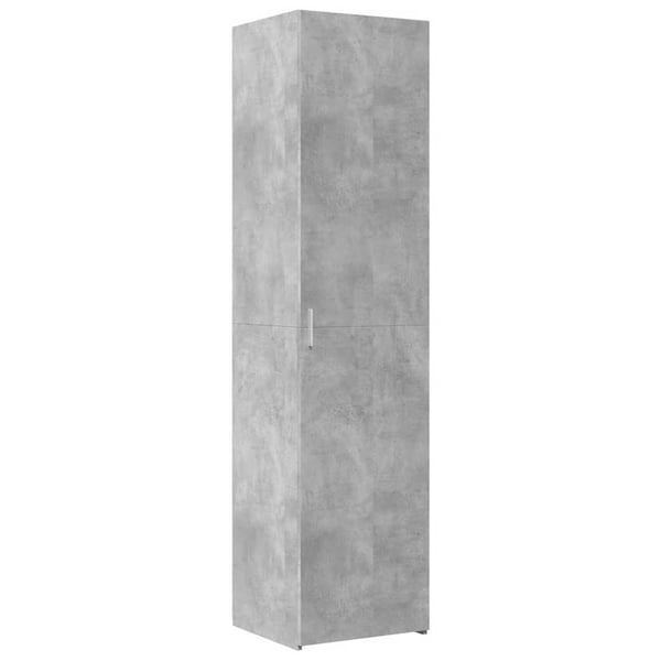 vidaXL Hylle betonggrå 45x42,5x185 cm konstruert tre