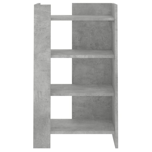 vidaXL Skjenk betonggrå 45x35x75 cm konstruert tre