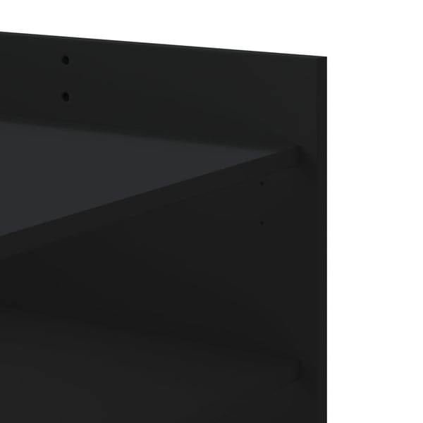vidaXL Salongbord svart 100x50x50 cm konstruert tre