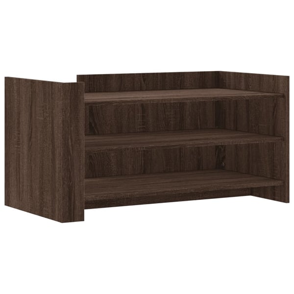 vidaXL sofabord 100x50x50 cm konstrueret træ brunt eg