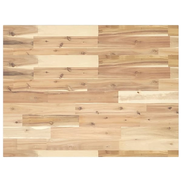 vidaXL Bordplate rektangulær 80x60x2 cm heltre akasie