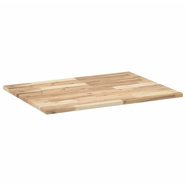 vidaXL Bordplate rektangulær 80x60x2 cm heltre akasie