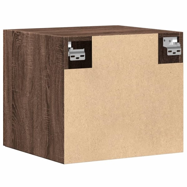 vidaXL Veggskap brun eik 45x42,5x40 cm konstruert tre