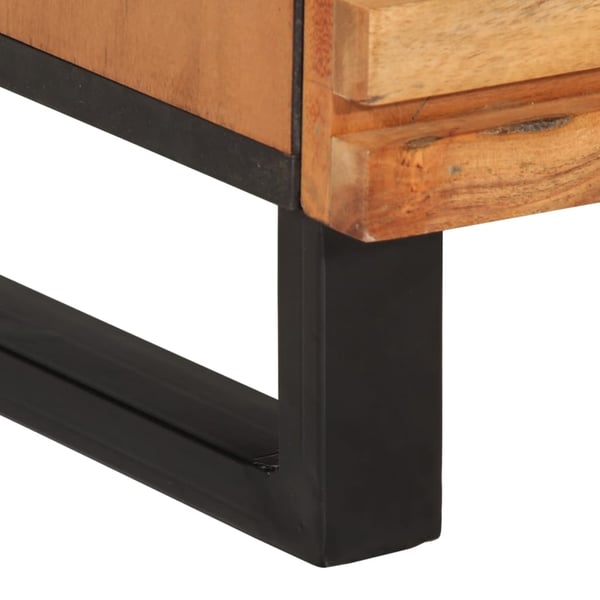 vidaXL Skjenk 60x34x75 cm heltre akasie
