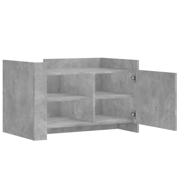 vidaXL Salongbord betonggrå 80x50x50 cm konstruert tre