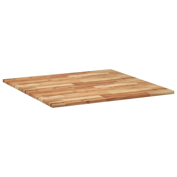 vidaXL Bordplate firkantet 90x90x2 cm heltre akasie
