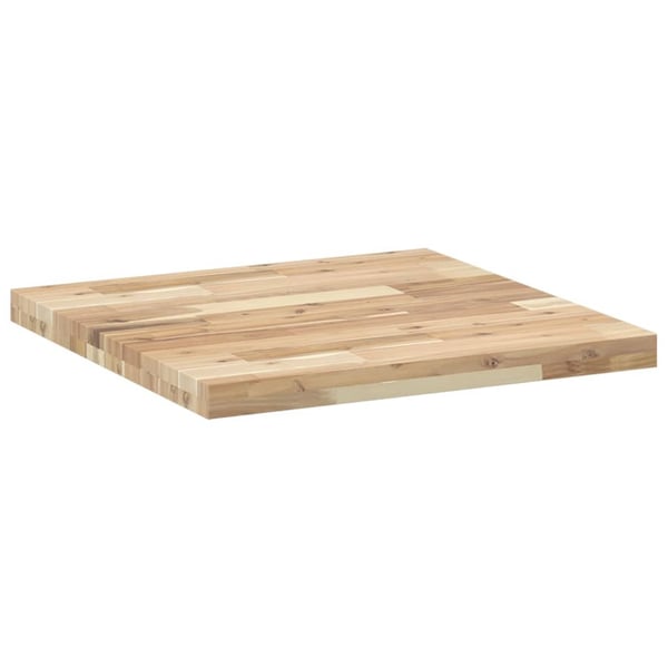 vidaXL Bordplate firkantet 60x60x4 cm heltre akasie