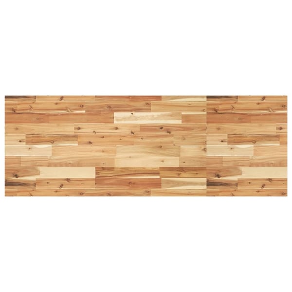 vidaXL Bordplate rektangulær 120x50x2 cm heltre akasie