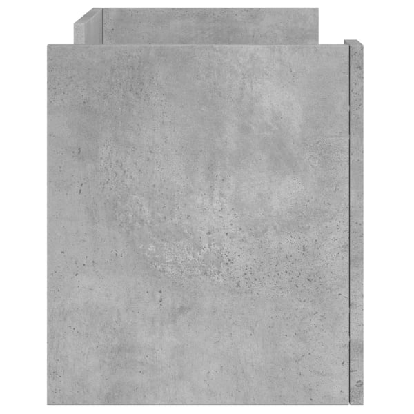 vidaXL TV-benk betonggrå 80x35x40 cm konstruert tre