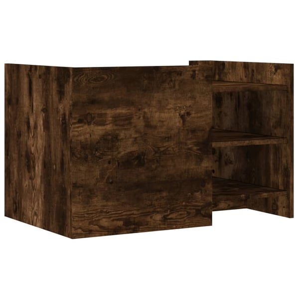vidaXL Salongbord røkt eik 80x50x50 cm konstruert tre