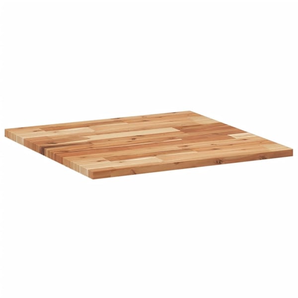 vidaXL Bordplate firkantet 60x60x2 cm heltre akasie