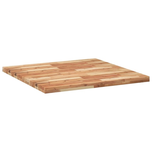 vidaXL Bordplate firkantet 90x90x4 cm heltre akasie